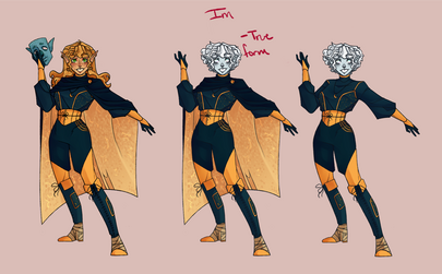 Reference sheet for my original character, Im Ficant.