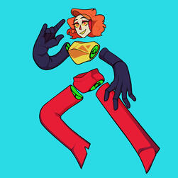 My original character's alternative design, Vice.