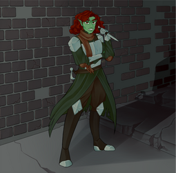 A commission of an original character for @Zaramuth on Twitter.